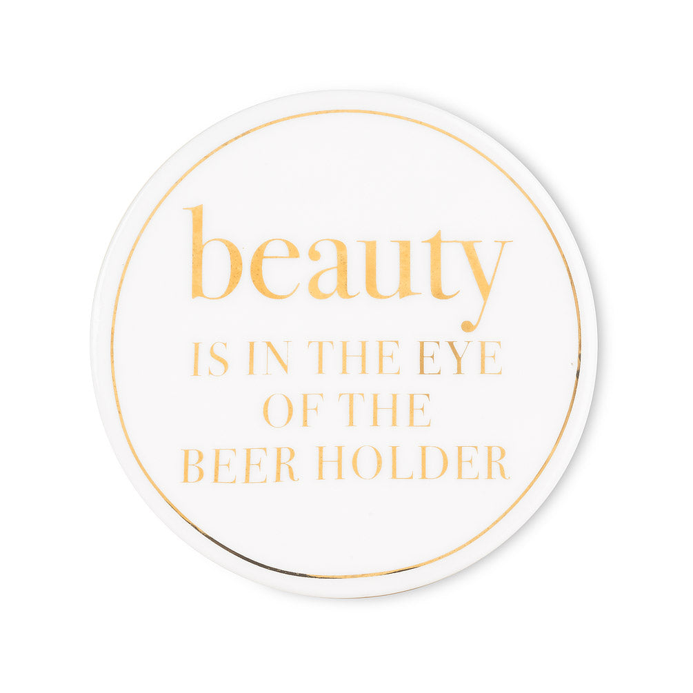 BEAUTY IN BEER COASTER Art Z Gal s Interiors