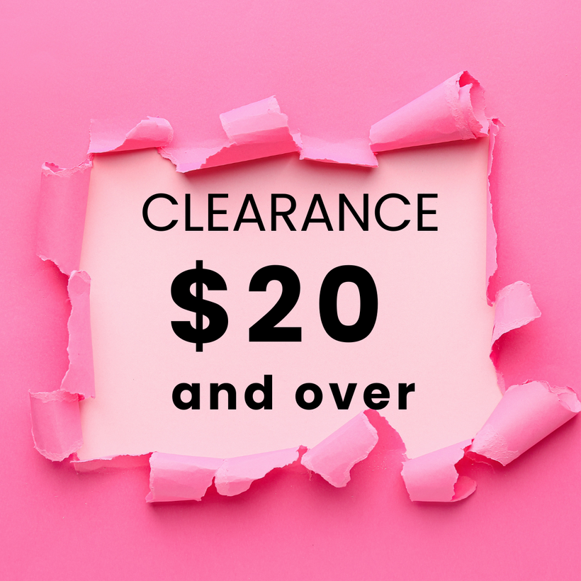 clearance $20 and over