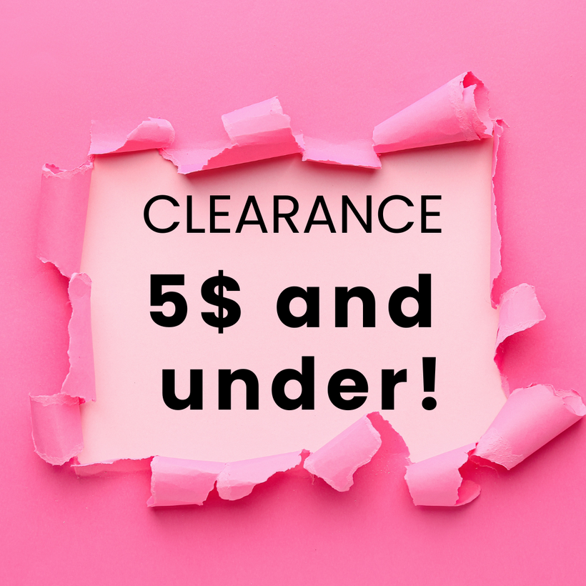 clearance $5 and under