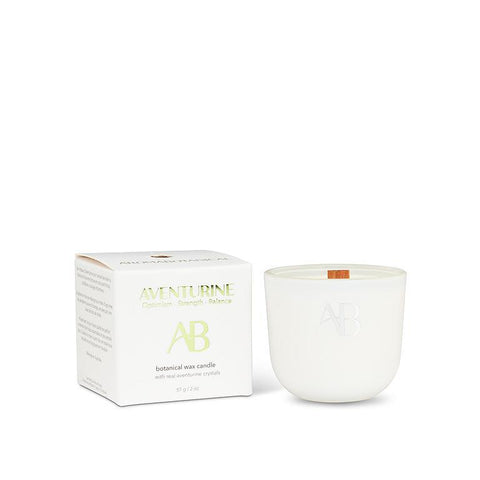 CRYSTAL SCENTED CANDLE COLLECTION- ADVENTURINE