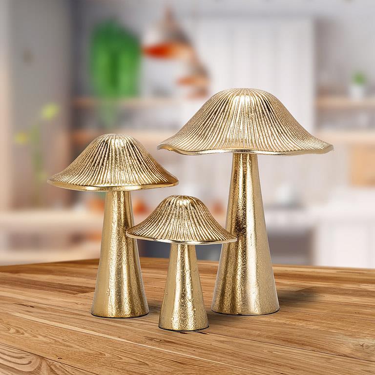 Discover the Charm of Gold Mushroom Decor: Elevate Your Space with Elegance