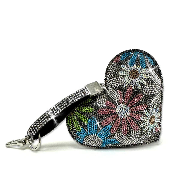 FLOWER POWER HEART CHARMS