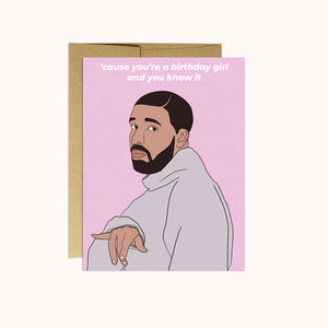 DRAKE BIRTHDAY GIRL CARD