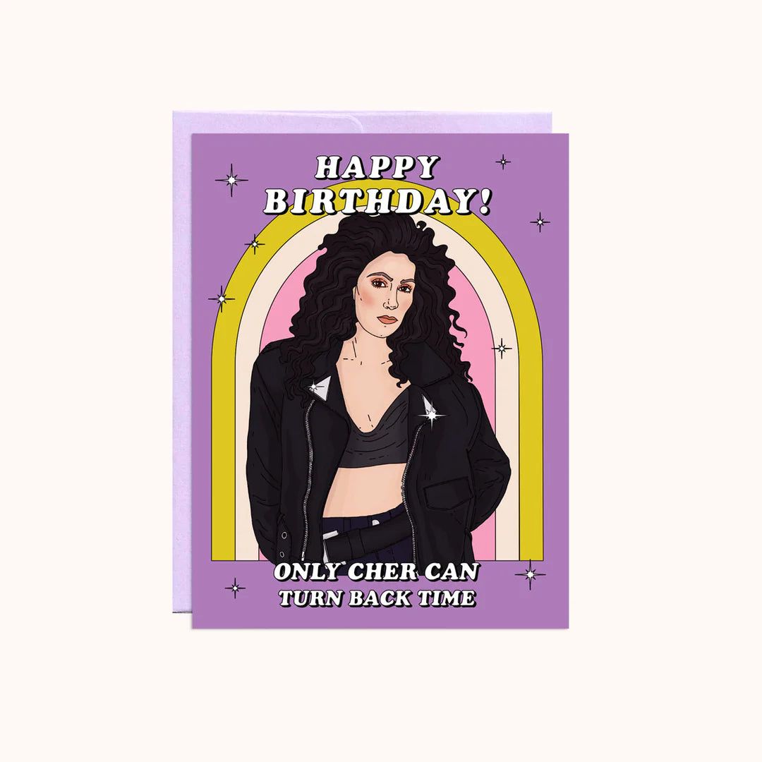 BIRTHDAY CHER CARD