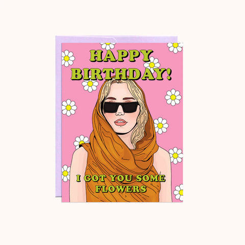 HAPPY BIRTHDAY FLOWERS CARD