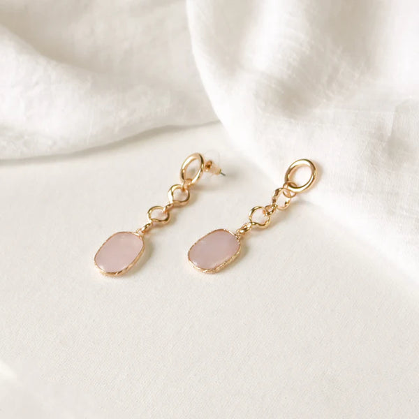 DANGLE STONE EARRINGS