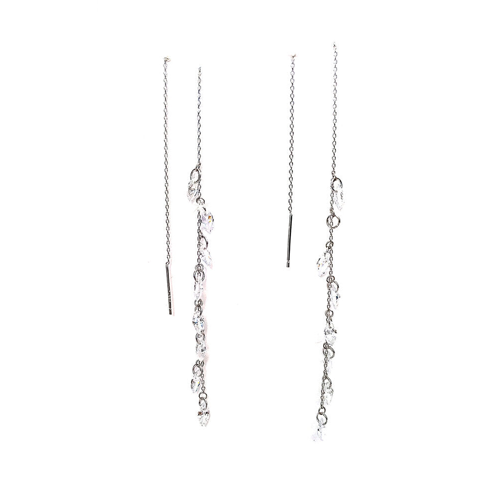 FINE CHAIN DANGLE EARRINGS