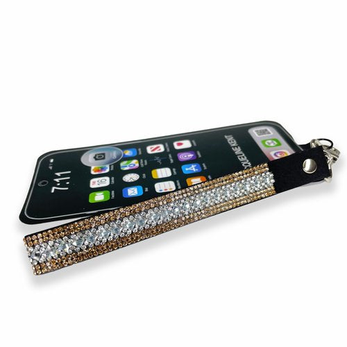 CRYSTAL CELL PHONE/ TUMBLER WRIST LANYARD