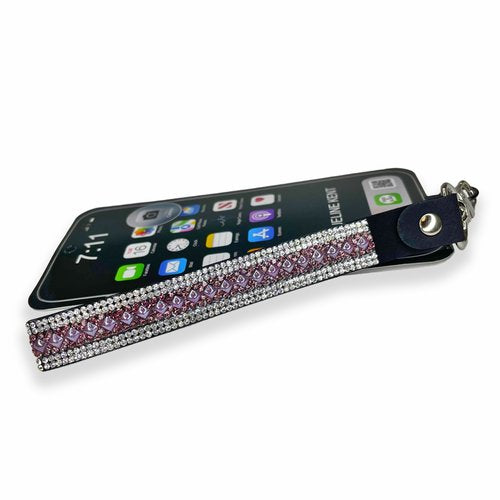 CRYSTAL CELL PHONE/ TUMBLER WRIST LANYARD