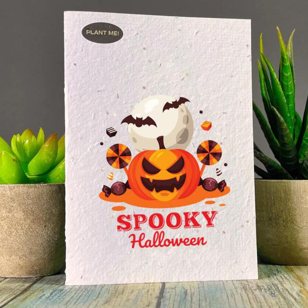 SPOOKY HALLOWEEN PLANTABLE CARD