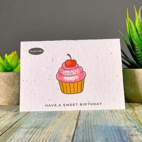 SWEET BIRTHDAY PLANTABLE CARD