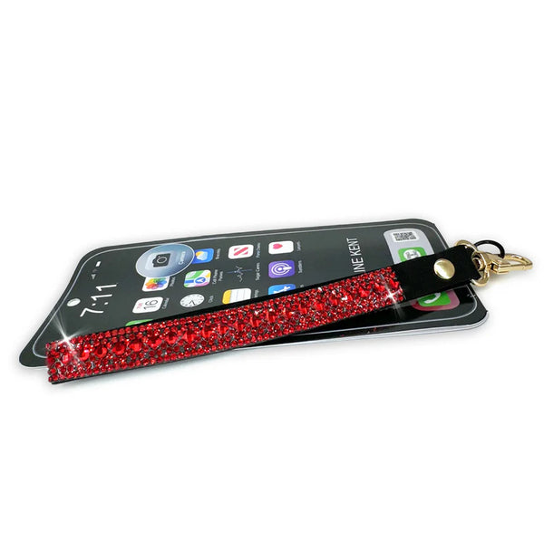 CRYSTAL CELL PHONE/ TUMBLER WRIST LANYARD