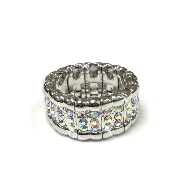 Midnight mermaid stretch rings