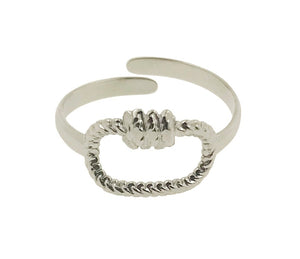 ADJUSTABLE ROPE PATTERN RING