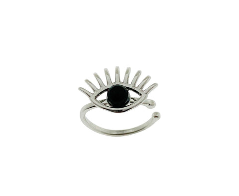 EVIL EYE EAR CUFF