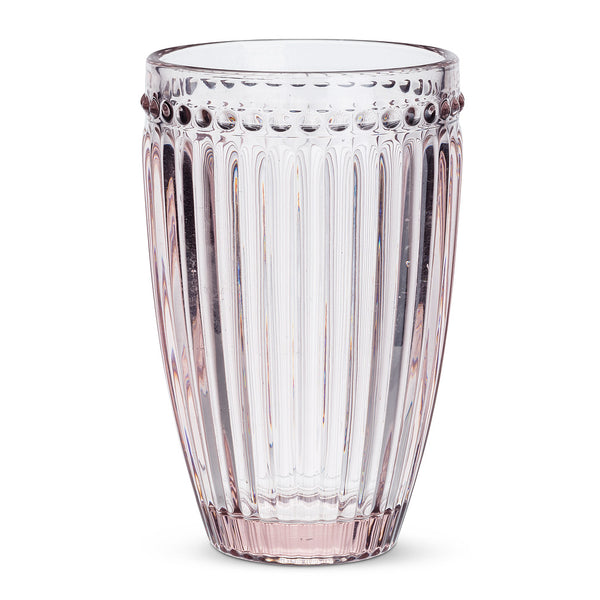 DOT & PANEL PINK GLASSWARE