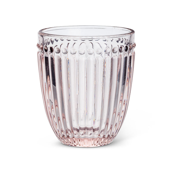 DOT & PANEL PINK GLASSWARE