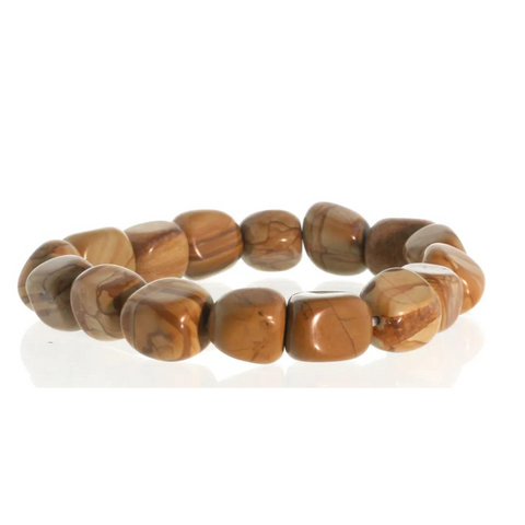 PICTURE JASPER TUMBLED BRACELETS