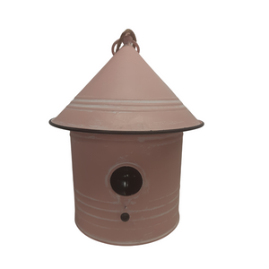 LARGE METAL BIRDHOUSE